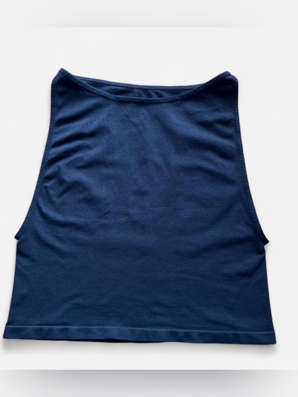 Free People Intimately Black Nylon and Elastane M/L Crop Tank